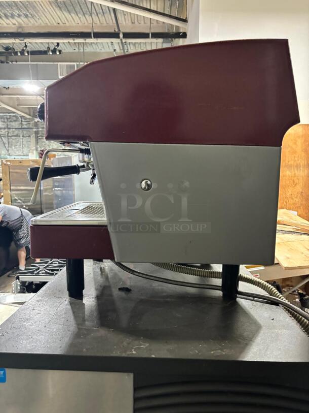 Wega Atlas 1GRP Red Semi-Automatic Espresso Machine - Image 2 of 5