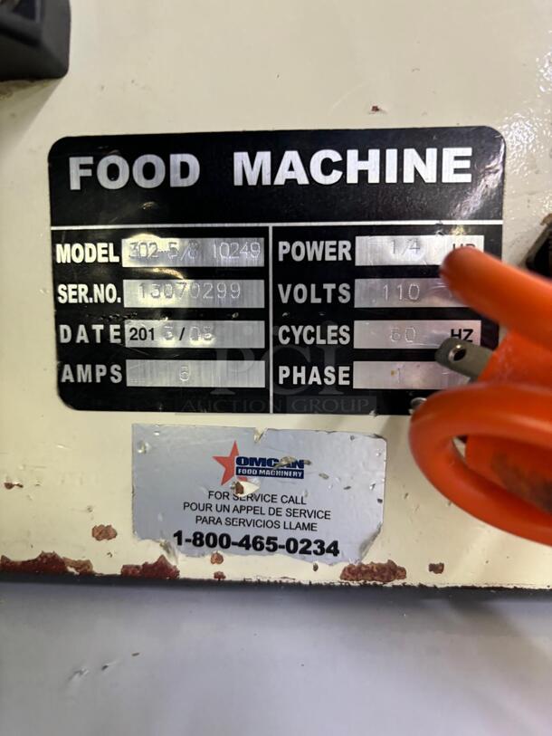 Electric Countertop Food Machine and Bread Slicer Mo. 3025810249 - Image 9 of 9