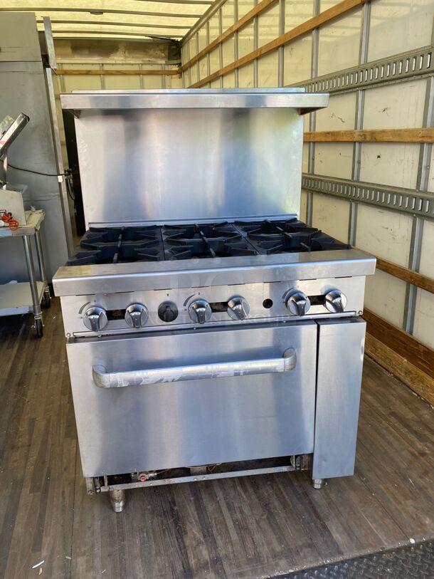 NICE! Oven Gas Range with Six (6) Open Burners!
 - Image 1 of 4