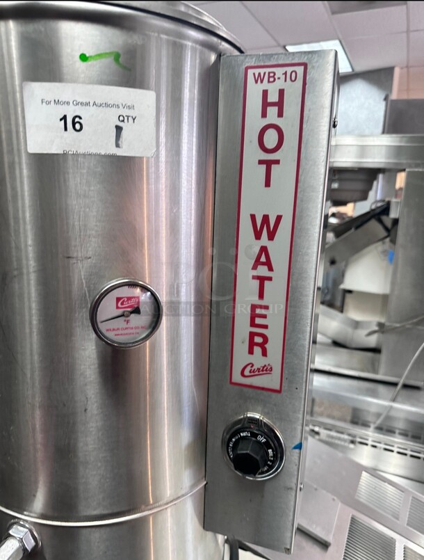Working Curtis WB-10 10 Gallon Electric Hot Water Dispenser With Thermostatic Control  - Image 2 of 2