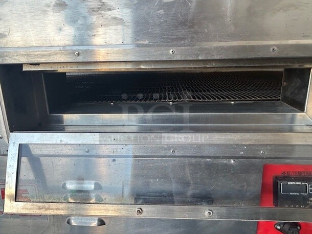 Q-MATIC Q-55 Conveyor Pizza/Pretzel Oven Neural Gas Working - Image 4 of 10