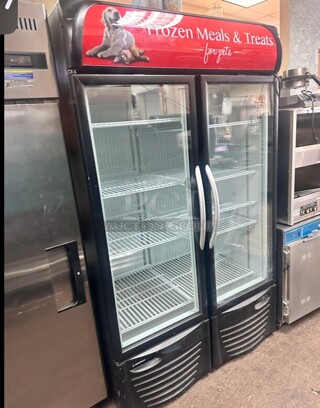 Late Model Minus Forty Model 43-UDGF, (SN 279212) Double Glass Door Freezer 220 Volt Working