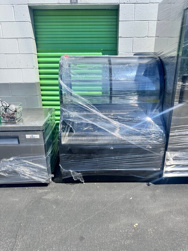 One Year Old Cooler Depot FGO48 Commercial Open Air Display Case Refrigerator 115 Volt - Image 8 of 8