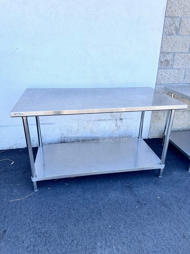 Clean GSW USA WT-P3060 Premium All Stainless Steel 30 x 60 Work Table - Item #1108535