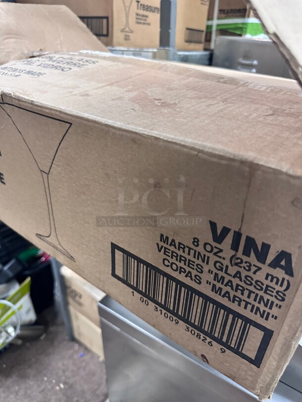 New In Bax Libbey 7512 8 oz Vina Traditional Martini Glass - Image 3 of 5