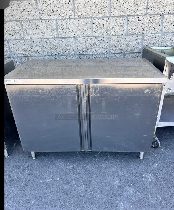 Excellent Condition Atlanta Culinary 48 Inch Wide 24 Inch Deep Stainless Steel Cabinet NSF - Image 3 of 5