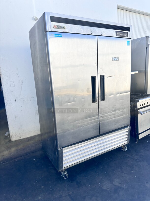 Turbo Air S49R 42.69 CuFt Commercial Refrigerator With 2 Solid Doors 115 Volt Working - Image 3 of 7