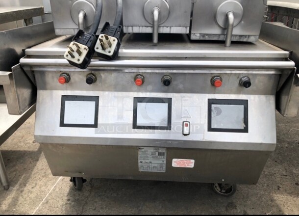 Working Taylor Electric Double Sided Clamshell Griddle w/ Thermostatic Controls - 3/4 inch Steel Plate, 220v/3ph NSF - Image 3 of 9