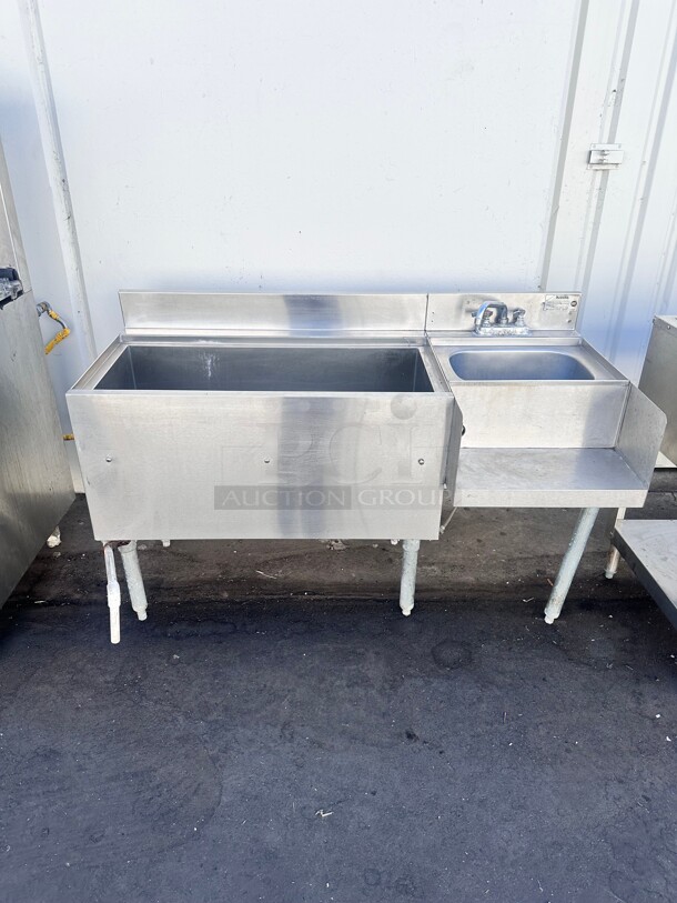 Commercial Bar Hand Sink With Ice Bin Cold Plated NSF  - Image 5 of 6
