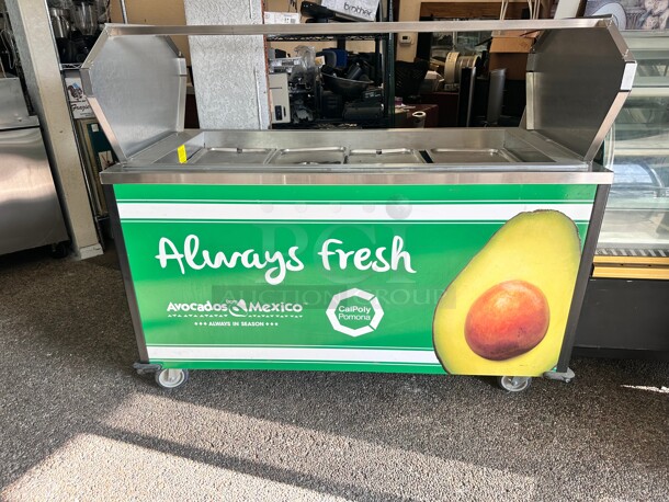 Excellent Condition Lakeside 60 in. Cold Food Table Salsa Bar 115 Volt Tested and Working! - Image 6 of 10