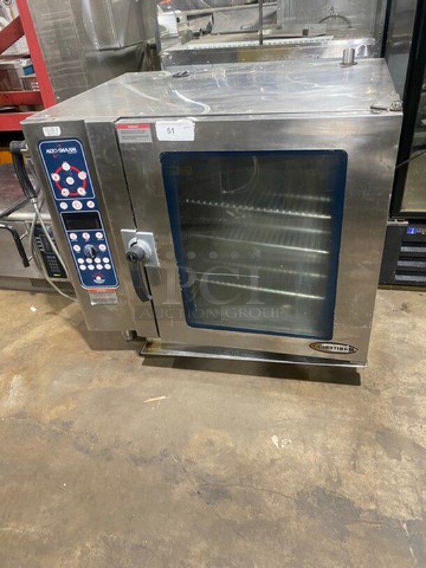 Alto Shaam Commercial Combitherm Convection Oven! With View Through Door! Metal Oven Racks! All Stainless Steel! Model: 1010ES SN: 566773000 208/240V 60HZ 3 Phase - Image 1 of 8