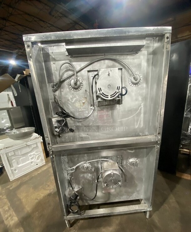 2 Blodgett Stainless Steel Commercial Natural Gas Powered Full Size Convection Ovens w/ View Through Doors, Metal Oven Racks and Thermostatic Controls. 2 Times Your Bid! - Image 3 of 9