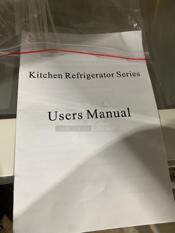 WOW! BRAND NEW! OUT OF THE BOX! LATE MODEL! 2021 Stainless Steel Commercial 6 Half Door Reach In Cooler! On Casters! Model: WG16L 110V - Image 8 of 10