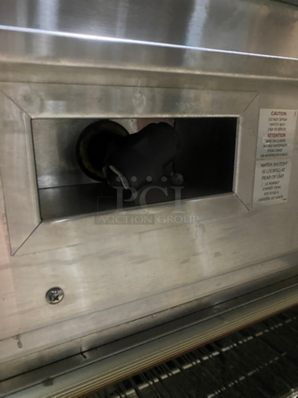 NICE! Blodgett Commercial Natural Gas Powered Double Deck Convection Oven! With View Through Doors! Metal Oven Racks! All Stainless Steel! On Casters! 2x Your Bid Makes One Unit! Model: BCX14G/AA SN: 092110JU025T - Image 10 of 12