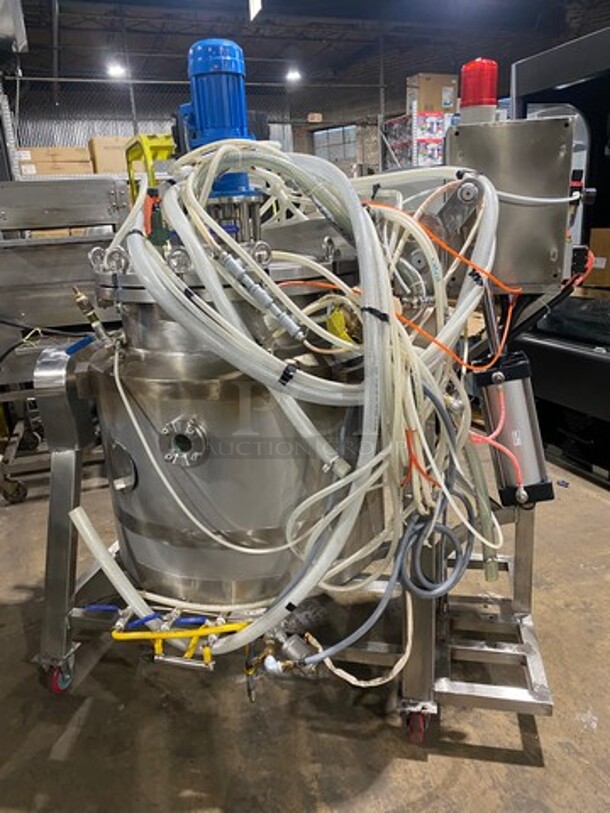 AMAZING! Jingye Commercial Automatic High Pressure Cooker Machine! With Unifiller Commercial Depositor/ Dispenser Machine! All Stainless Steel! On Casters! - Image 3 of 7