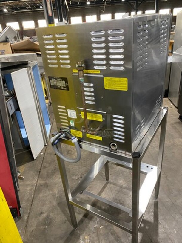 Cleveland Commercial Electric Powered Single Compartment Steam Cooker Cabinet! All Stainless Steel! On Legs! Model: 22CET6 SN: WC9521906C02 208V 60HZ 3 Phase - Image 4 of 10