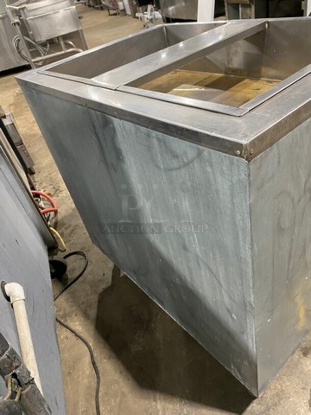 All Stainless Steel Commercial Natural Gas Powered 2 Well Steam Table! With Underneath Storage Space! On Legs! - Image 4 of 8