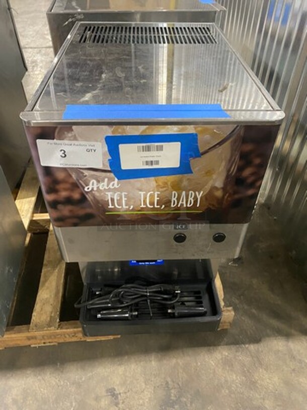 WOW! SCRATCH-N-DENT! LATE MODEL! Hoshizaki Commercial Countertop Refrigerated Ice Maker/Dispenser And Water Dispenser! All Stainless Steel! With Legs! Model: DCM270BAH SN: B17498L 115/120V 60HZ 1 Phase - Image 1 of 8