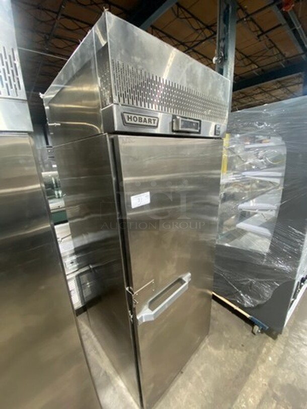 WOW! NEW! NEVER USED! Hobart Commercial Electric Powered Single Door Roll In Rack Proofer/ Warmer Holder/ Hot Food Storage! Solid Stainless Steel! Model: QESADHL SN: 321068378 120/208V 60HZ 1 Phase - Image 2 of 10