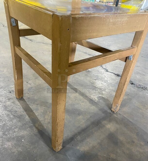 Wooden Dining Height Chairs! 10x Your Bid - Image 5 of 6