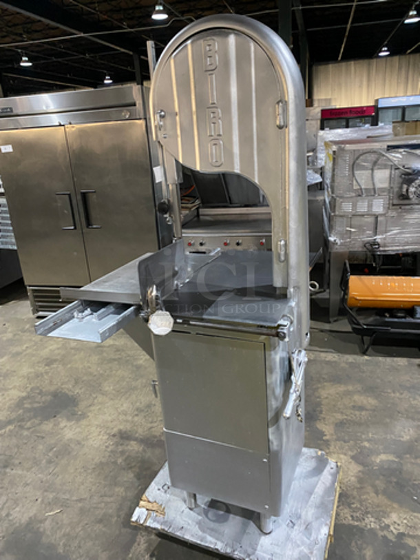 WOW! Biro Commercial Floor Style Heavy Duty Meat Band Saw! All Stainless Steel! 208V 3 Phase! On Legs! - Image 4 of 10