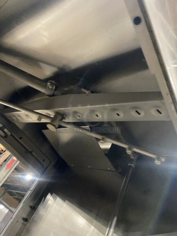 Champion Commercial Pass-Through Dishwasher Machine! All Stainless Steel! On Legs! With Right Side Dishwasher Table! With Back And One Side Splash! Model: DHBT SN: D11038937 208/240V 60HZ 3 Phase - Image 6 of 9