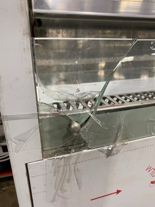 NEW NEVER USED! OUT OF THE BOX! 2016 Ciam Commercial Refrigerated Open Grab-N-Go Display Case! Solid Stainless Steel! MISSING BOTTOM FRONT COVER! Model: MURSTDL6FL15 SN: SN230416 220V 60HZ 1 Phase - Image 10 of 10