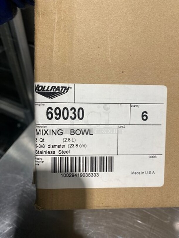 NEW! IN THE BOX! Vollrath Stainless Steel Mixing Bowls! - Image 6 of 6