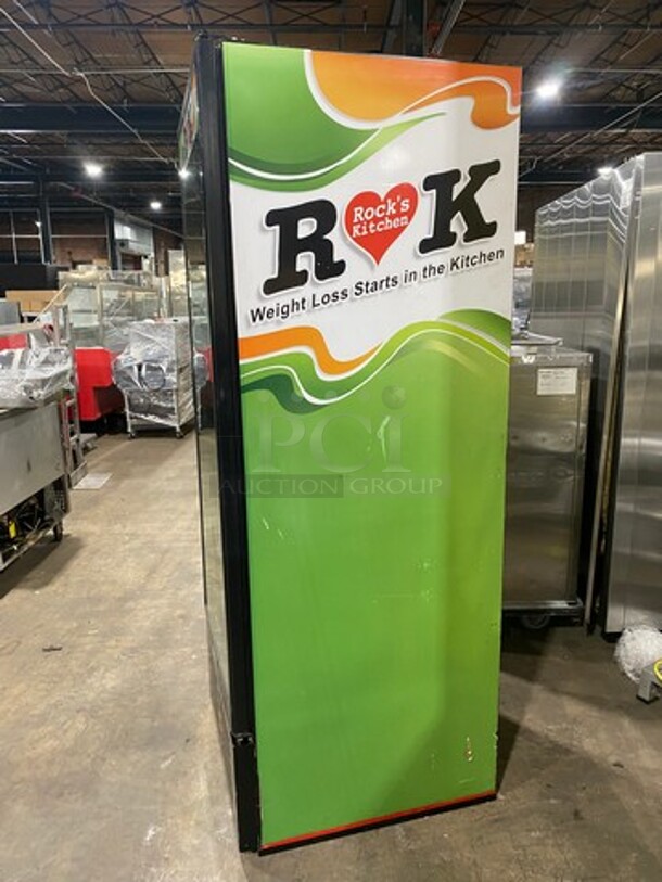 Metalfrio Commercial Single Door Reach In Cooler Merchandiser! With View Through Door! With Poly Coated Racks! Model: NG26CHC 120V - Image 2 of 8