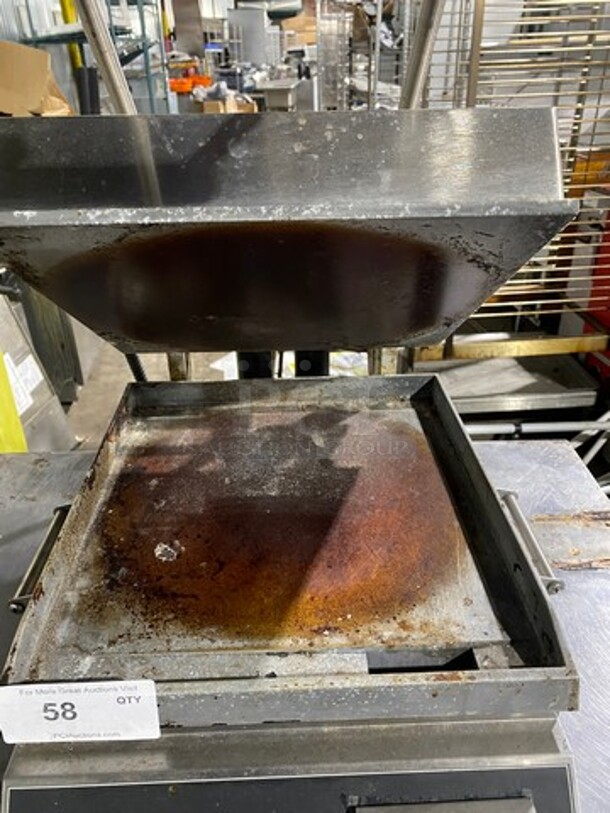 Star Pro Max Commercial Countertop Panini/Sandwich Grill! With Flat Press! All Stainless Steel! Model: GR14B SN: GS141210A0016 120V - Image 6 of 11