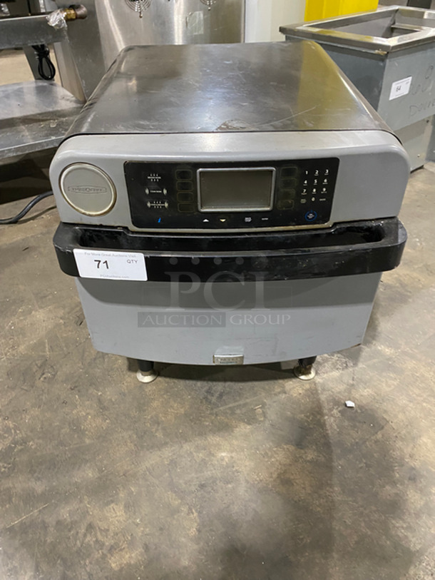 2013 Turbo Chef Commercial Countertop Rapid Cook Oven! Electric Powered! On Small Legs! Model: ENCORE2 SN: ENC2D03486 208/240V 1 Phase