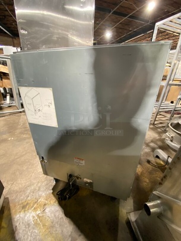 Manitowoc Commercial Undercounter Ice Maker Machine! All Stainless Steel! On Legs! Model: QY0134A SN: 310127778 115V 60HZ 1 Phase - Image 4 of 9