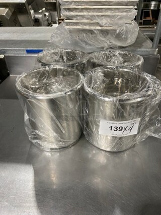 NEW! Allied Buying Stainless Steel Round Soup Pan Insert! 4x Your Bid!