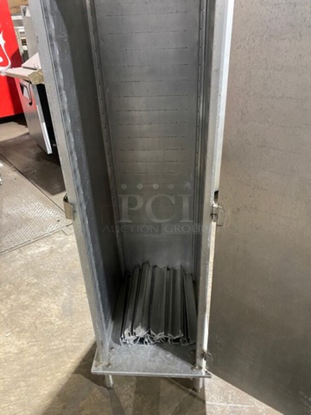 Lockwood Commercial Single Door Enclosed Pan Rack! Solid Stainless Steel! On Legs! Model: CA60RR25 - Image 5 of 7