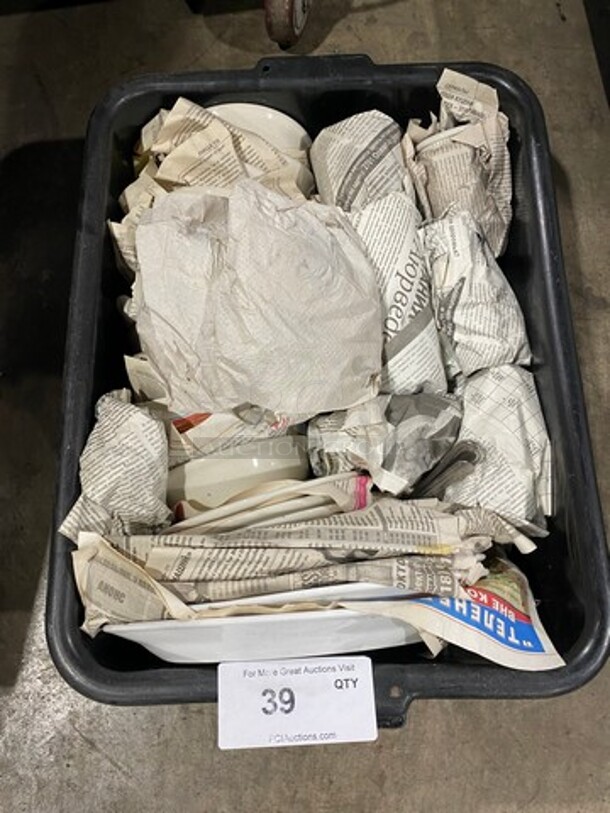 ALL ONE MONEY! Some White, Some Clear Miscellaneous Dishes! - Image 1 of 8