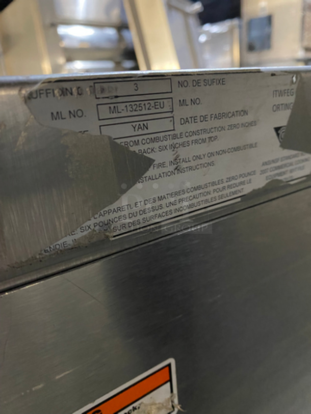 WOW! Baxter Commercial Electric Powered Combi Convection Oven! With View Through Door! With Digital Touch Controls! With Steam Line! All Stainless Steel! On Casters! Model: ML132512EU - Image 8 of 9