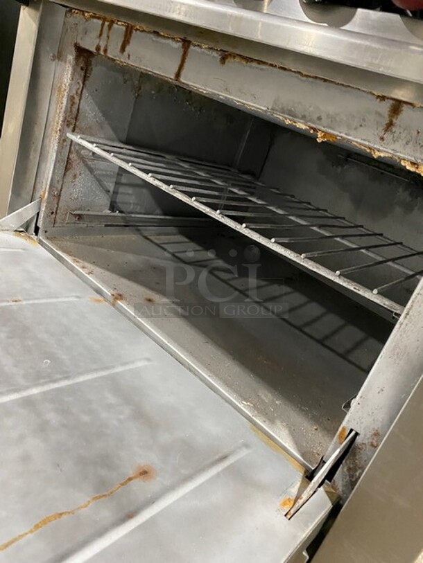 Therma Tek Natural Gas Powered 6 Burner Range! With Full Size Oven Underneath! With Raised Back Splash!  - Image 7 of 11