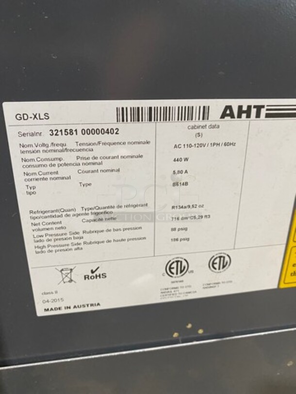 AHT Commercial Refrigerated Open Grab-N-Go Case Merchandiser! With View Through Sides! Model: GDXLS SN: 32158100000402 110/120V 60HZ 1 Phase - Image 5 of 8