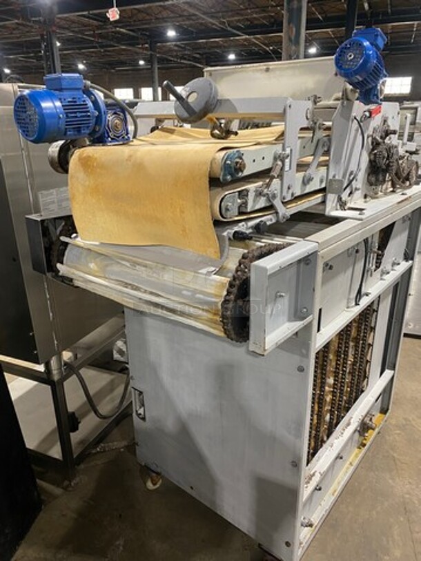 Zelaieta Commercial Floor Style Electric Powered Bread/Baguette Former/Molder! All Stainless Steel! On Casters! - Image 4 of 12