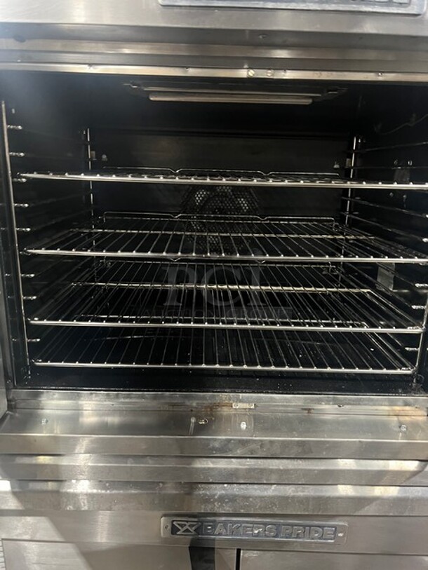 Baker's Pride Cyclone Series Stainless Steel Commercial Electric Powered Full Size Convection Oven w/ View Through Doors, Thermostatic Controls and Metal Oven RackS! MODEL C011-E SN: 28529 408V 3PH 2x Your Bid Makes One Unit! - Image 5 of 12