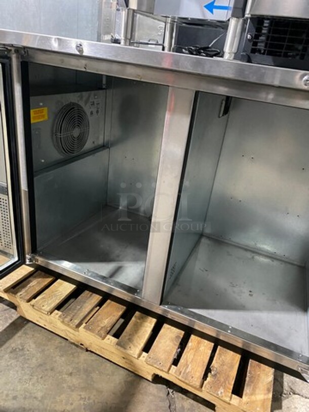 NICE!  Fagor Commercial 2 Door Bar Back Cooler! With View Through Doors! All Stainless Steel! Model: FBB59SDT SN: 13040002M 115V 60HZ 1 Phase - Image 5 of 10