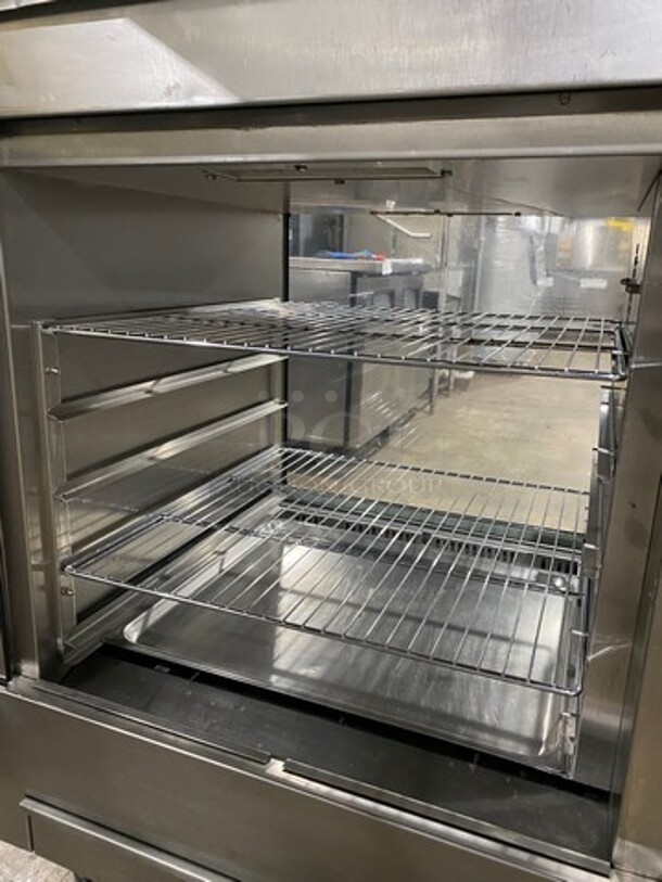 WOW! Hobart Commercial Electric Powered Rotisserie Machine! With Lower Food Warmer! All Stainless Steel! On Casters! Model: HRW330 SN: 750004202 208V 60HZ 3 Phase - Image 7 of 11