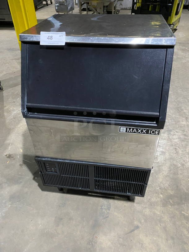 COOL! Maxx Ice Under The Counter Automatic Ice Maker! With Stainless Steel Body! On Legs! Model: MIM250 SN: 02500816284 115V 60HZ 1 Phase - Image 1 of 8