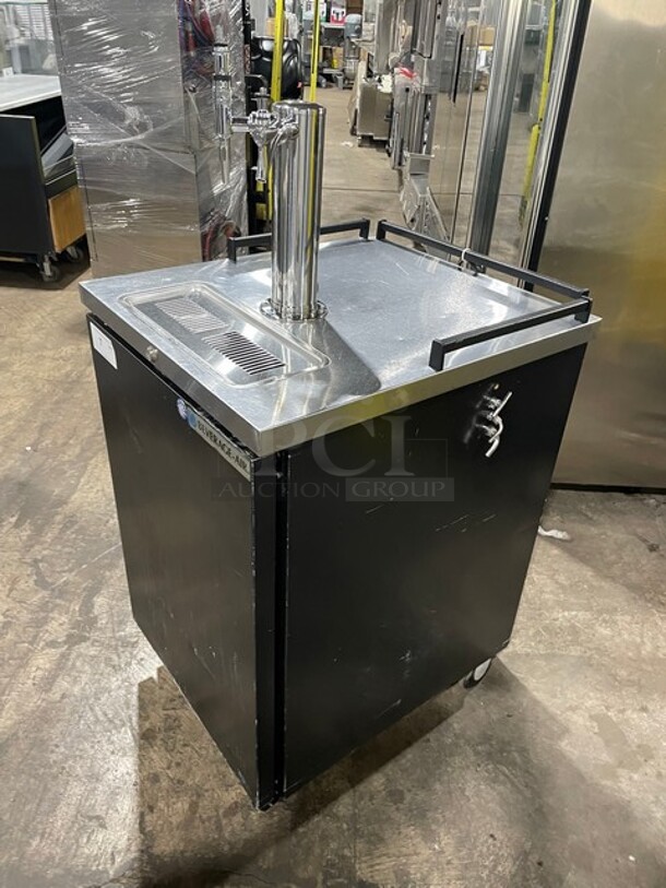 Beverage Air Commercial Stainless Steel Direct Draw Kegerator! With 2 Beer Taps! Model BM23HCB28 Serial 12500028! 115V 1Phase! - Image 2 of 8