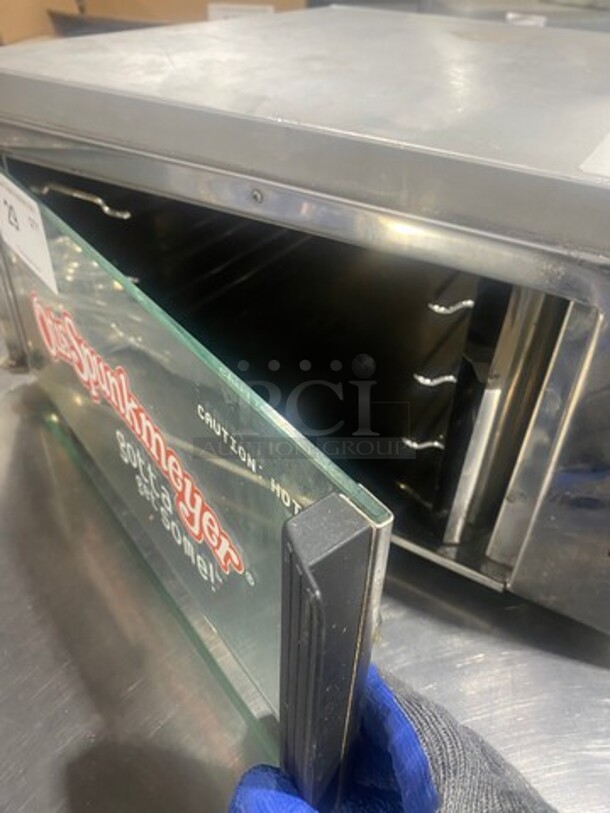 Otis Spunk Meyer Commercial Countertop Convection Cookie Baking Oven! All Stainless Steel! Model: OS1 SN: C0060260 120V - Image 7 of 9