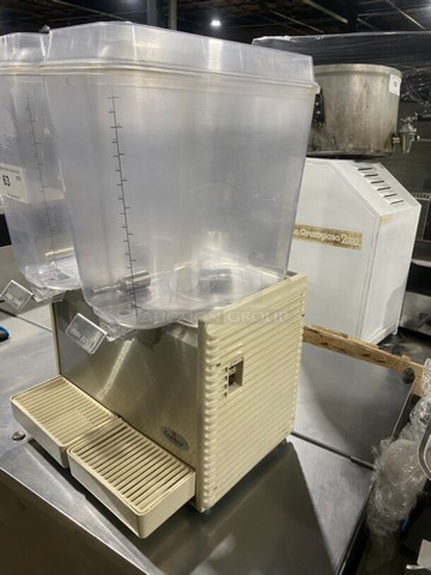 Crathco 2 Head Counter Top Refrigerated Juice Dispenser! Model D25-4 Serial T209331! 115V 1 Phase! - Image 3 of 7