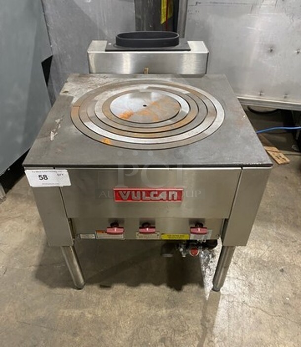WOW! BRAND NEW! NEVER USED! Vulcan Commercial Natural Gas Powered 5 Ring Jet Burner Stock Pot! All Stainless Steel! On Legs! Model: SPR10005 SN: 481079555RS - Image 1 of 10