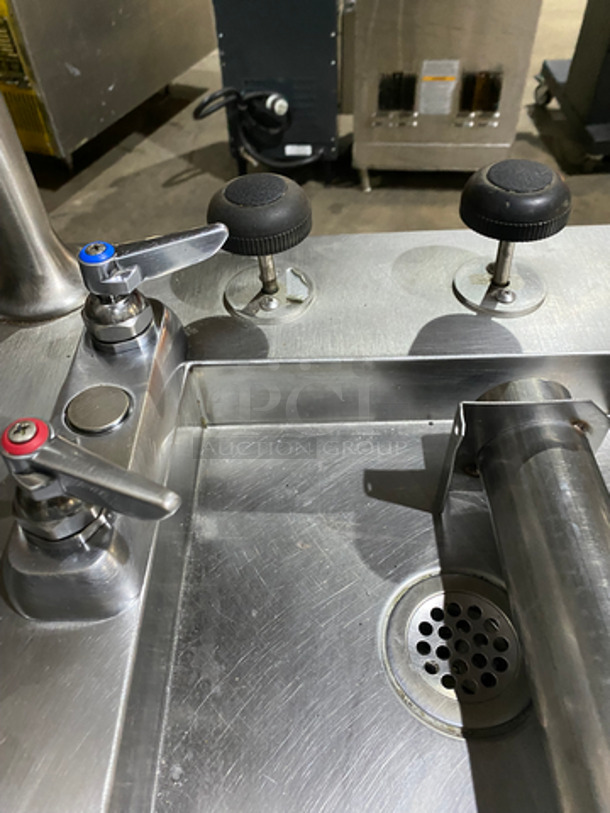 WOW! Cleveland Natural Gas Powered Commercial Double Tilted Kettle Cabinet Assembly! With 2 10 Gallon Kettles! All Stainless Steel! On Legs! Model: 36GMK1010200 SN: 1411230000835 115V 60HZ 1 Phase - Image 10 of 12