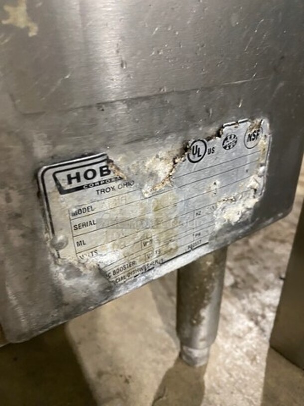 FAB! Hobart Commercial Pass-Through Heavy-Duty Dishwasher! All Stainless Steel! On Legs! Model: AM15 208/240V 60HZ 3 Phase - Image 8 of 9