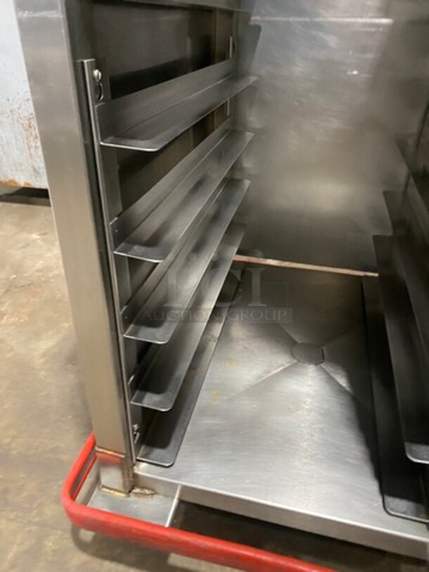Commercial Dual Side Door Enclosed Pan Rack! Solid Stainless Steel! On Casters! - Image 6 of 8